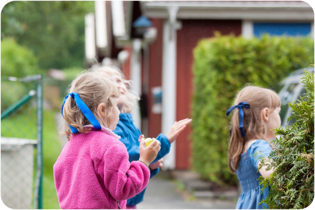 Lek och såpbubblor